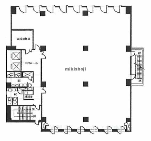 代々木・元代々木町の西新宿松屋ビル 平面1