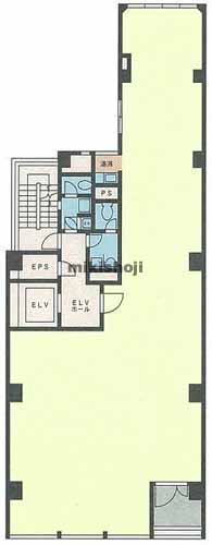 クレグラン新橋Ⅲ 平面1
