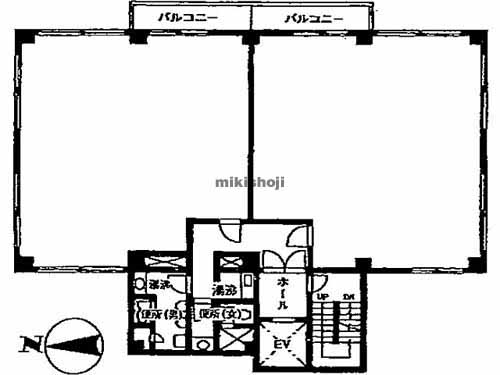 新宿松喜ビル 平面1