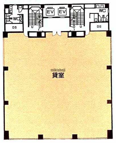 ヒルコート東新宿ビル 平面1