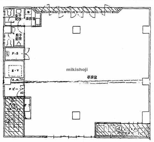 和栗ハトヤビル 平面1