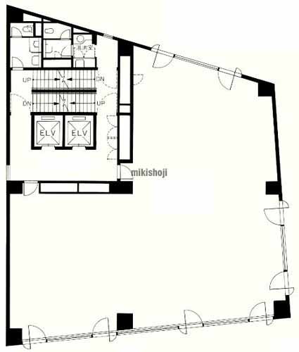 代々木・元代々木町の新中央ビル 平面1