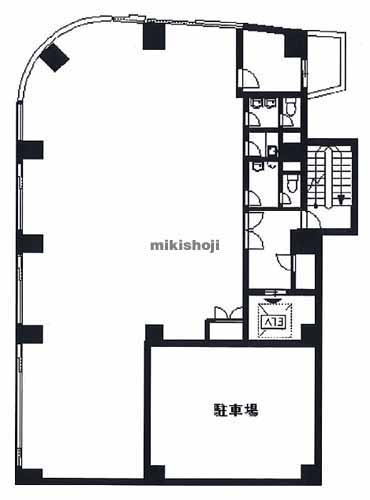 ＴＨＥ　ＣＯＲＮＥＲ　日本橋人形町 平面1