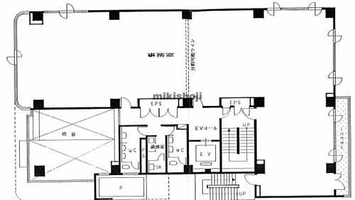 九段千歳ビル（乳業会館） 平面1