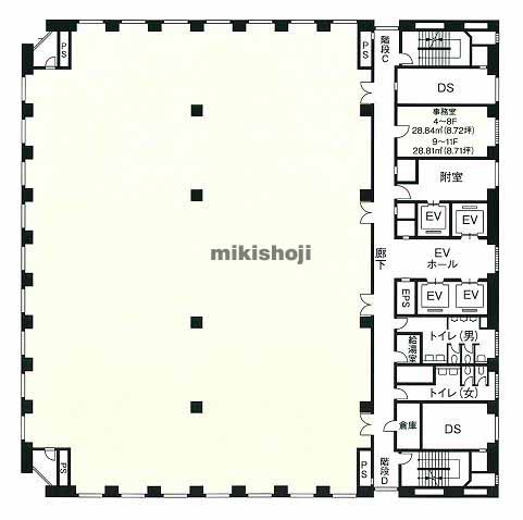 後楽国際ビルディング 平面1