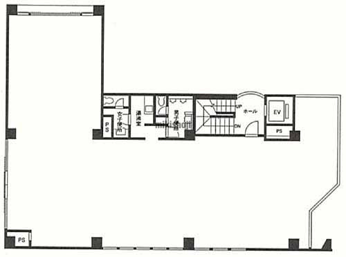 千駄ヶ谷尾澤ビル 平面1