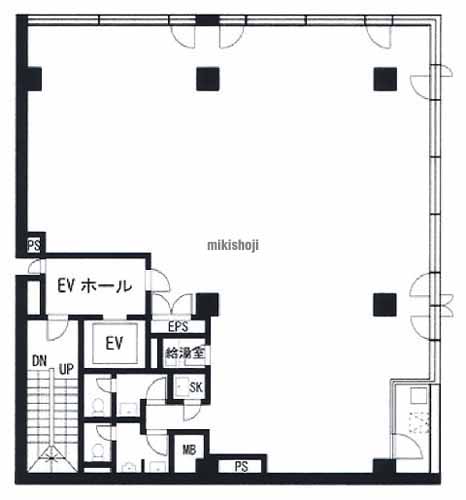 東五反田の五反田ＡＳビル 平面1