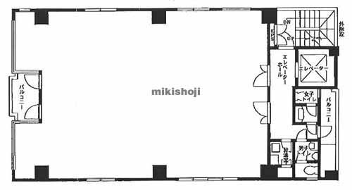 麻布松屋ビル 平面1