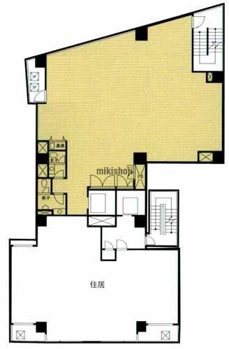 四谷曙橋ビル 平面1