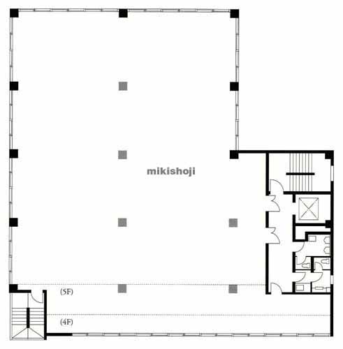 西五反田の五反田第二ＮＯＴＥビル 平面1