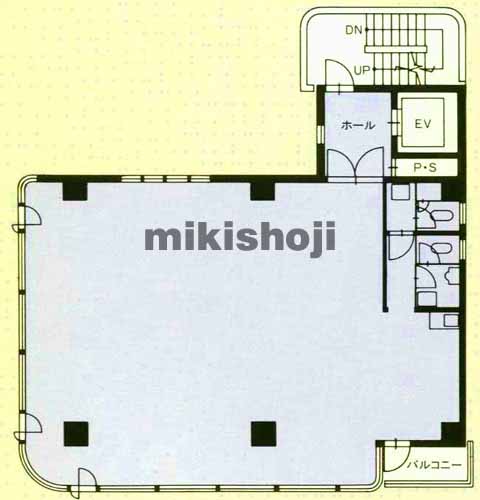 ルート蛎殻町第２ビル 平面1