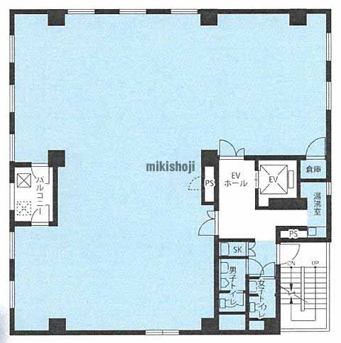 津田ビル 平面1