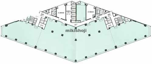 西新宿プライムスクエア 平面1