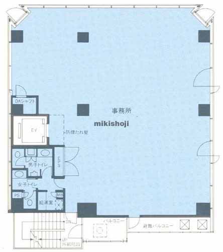 駒込スパンクリートビル 平面1