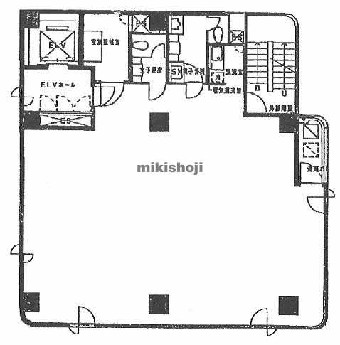 日本橋人形町石井ビル 平面1