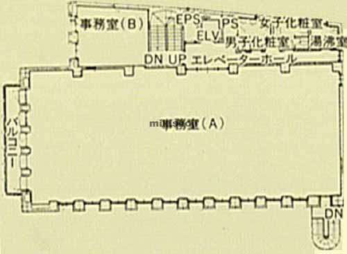 Ｔ・Ｊ・Ｋ四谷ビル 平面1