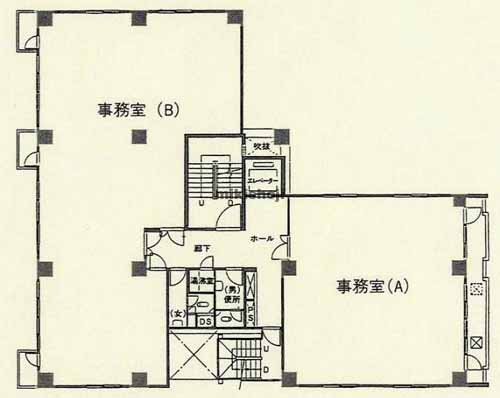 九段ロイヤルビル 平面1