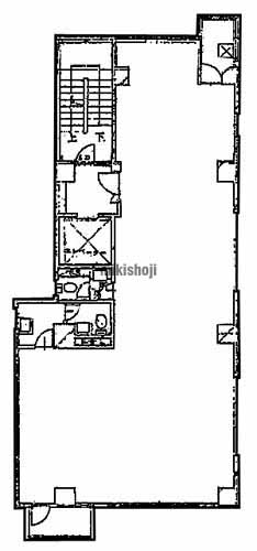 芝公園トーセイビル 平面1