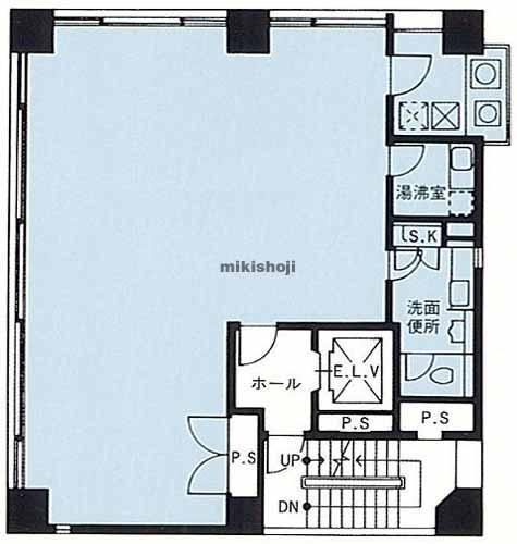 銀座槇町ビル 平面1