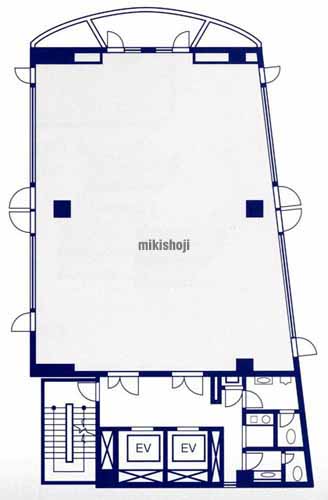 ＫＫＫビル（サンケイビル） 平面1