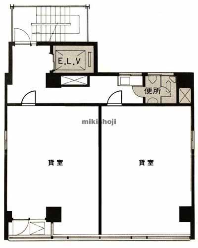 神田小川町のＢ．Ｄ．Ａ神田小川町ビル 平面1