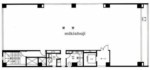 朝日生命北千住ビル 平面1