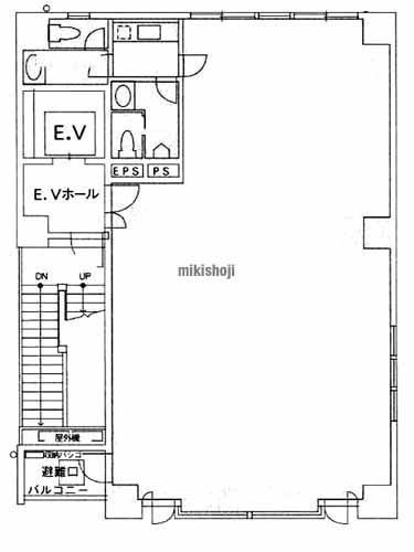 銀座竹葉亭ビル 平面1