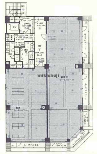 テェアーカテリーナビル 平面1