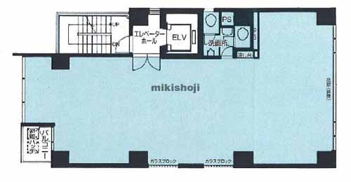 芝大門の朝川ビル 平面1