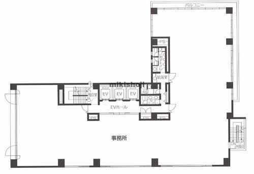 築地ニッコンビル 平面1