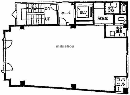 坂詰ビル 平面1