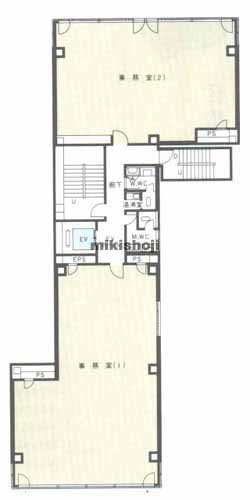 本郷の本郷大関ビル 平面1