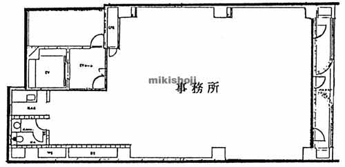 菱進銀座ビル 平面1