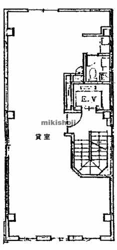 京橋吟雅堂ビル 平面1