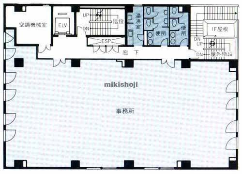月島セントラルビル 平面1