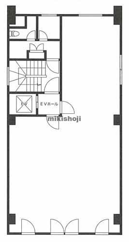 日本橋茅場町・兜町の井門茅場町ビル 平面1