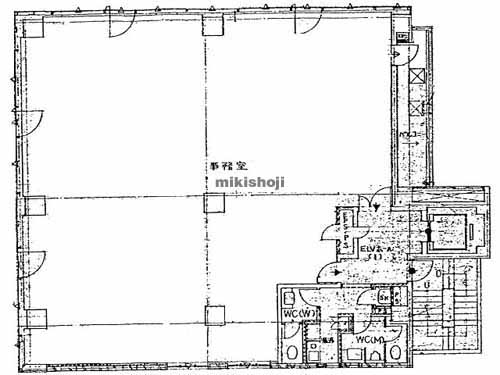 新橋の新橋第二中ビル 平面1