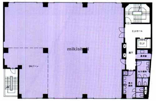 シミズオクト神宮外苑 平面1