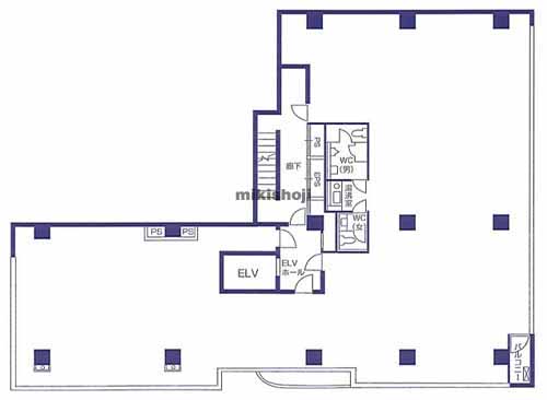新宿ＭＯＡビル 平面1