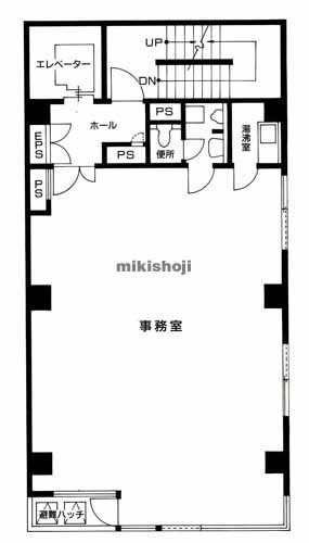 神田神保町の神保町フロント 平面1