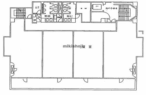 Ｄａｉｗａ新宿ウエストビル 平面1