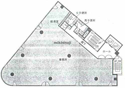 神田三崎町ビル 平面1