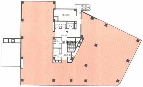 高輪泉岳寺駅前ビル 平面1