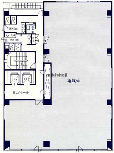 浅草橋・柳橋の浅草橋ミハマビル本館 平面1