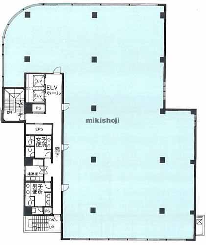 新宿・歌舞伎町の新宿御苑ビル 平面1