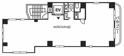 芝のＥＡＲＴＨ　ＳＨＩＢＡ　ＢＬＤ 平面1