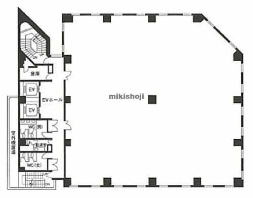 虎ノ門ワイコービル 平面1