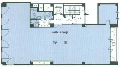 Ｄｉａ　Ｒｅｓｔｏ　Ｔｏｋｙｏ　Ｂｌｄｇ. 平面1