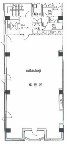 浜松町の浜松町エムプレスビル 平面1
