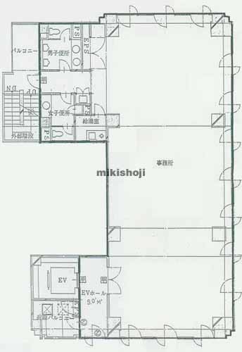 新富センタービル 平面1